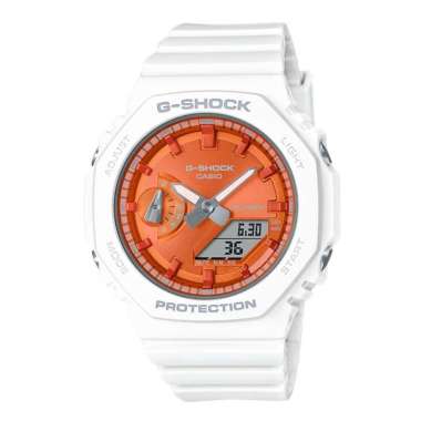 CASIO ORIGINAL - CASIO G-SHOCK GMA-S2100WS-7 - JAM TANGAN WANITA JAM WANITA LA - RESIN G SHOCK GMA-S