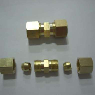 WM Compression Fitting Nepel Sambungan Selang Tembaga Coupling 4.76mm
