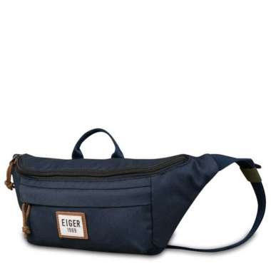 Waist Bag Eiger Brig Slim Nos Tas Selempang Pria Pinggang slempang ori navy blue