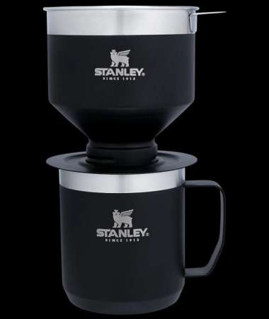 STANLEY CLASSIC PERFECT-BREW POUR OVER SET - LORENA Matte Black