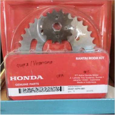 GEAR SET SUPRA X 125 KHARISMA ORI HONDA 06401 KPH 881