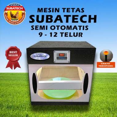 Mesin Tetas Telur Semi Otomatis SUBATECH Penetas MTSO 9 12