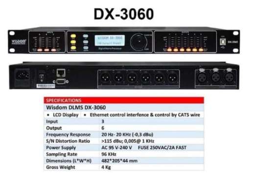 SPEAKER MANAGEMENT WISDOM DX3060 DLMS WISDOM DX 3060