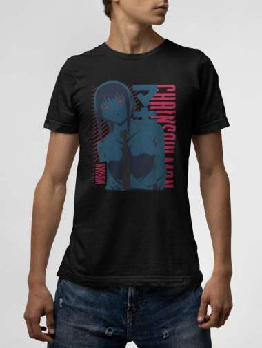 Baju Pria | Kaos anime | Chainsaw Man | 18 | L