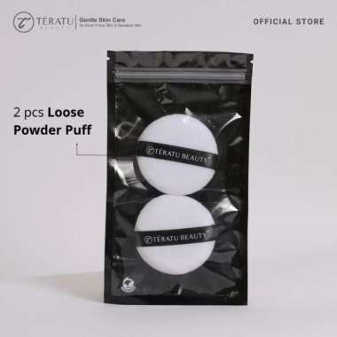 TERATU BEAUTY Loose Powder Puff for Matte Blur Set 2 pcs