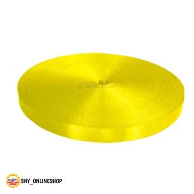 1 Roll Tali Lanyard Nylon Nilon 2cm ID Card Bahan Tali ID Card 2cm Kuning