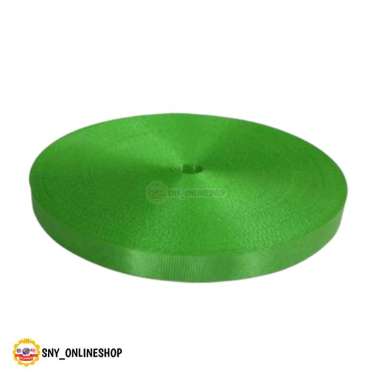 1 Roll Tali Lanyard Nylon Nilon 2cm ID Card Bahan Tali ID Card 2cm Hijau