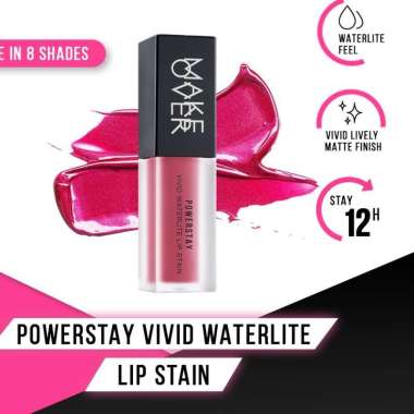 Make Over Powerstay Vivid Waterlite Lip Stain - XOXO - Lip Stain Ringan dan Waterproof - Lipstick An