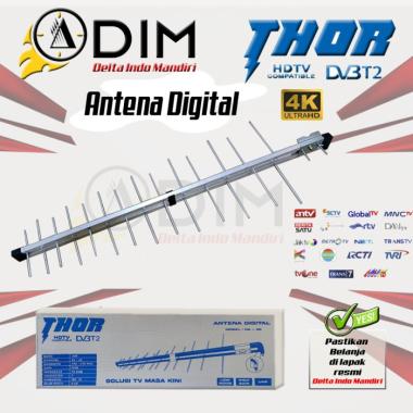 Antena Tv Digital Outdoor Thor Da-28 Smart Set Top Box, Lcd Terbaik Original 100% (Kode 8009)) Multi