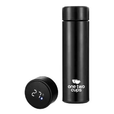 Botol Termos Air Panas Tahan Lama Smart LED Indikator Suhu -  Botol Minum Thermos 500 ml Stainless S