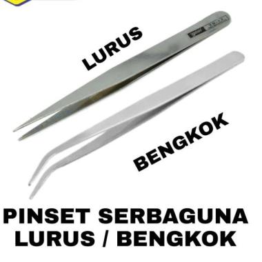 Pinset Bengkok Pendek Pinset Mini Aquarium Aquascape Bengkok