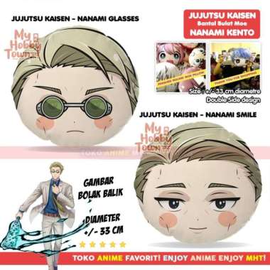 Bantal Bulat Anime Jujutsu Kaisen Nanami Kento