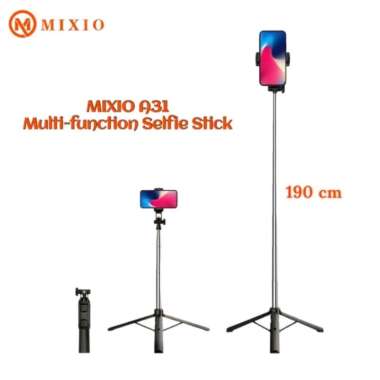 MIXIO - A31 190CM Tongsis Bluetooth Selfie Stick Tripod with Remote