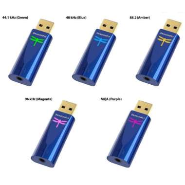 Audioquest Dragonfly Cobalt portable USB DAC with lightning cable