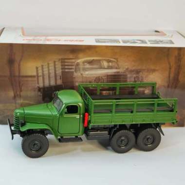 Jackiekim Diecast Mobil Truck Militer 6 Ban