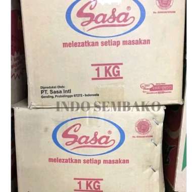 sasa 1kg x 12 bungkus dus / micin sasa 1kg / Sasa penyedap rasa 1kg 12 bungkus