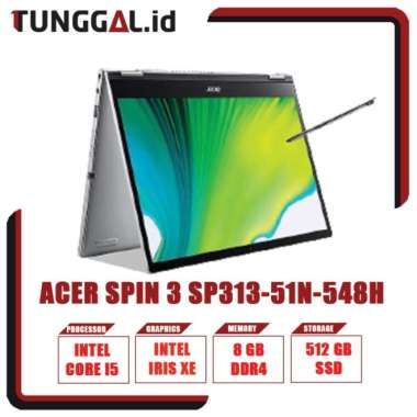 ACER SPIN 3 ACTIVE SP313-51N-548H i5-1135G7 13.3 IPS WIN 11 8GB 512GB