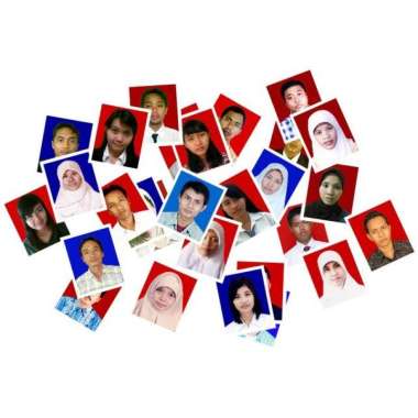 Cetak Pas Photo - foto colour- hitam putih 4 x 6 cm Berwarna