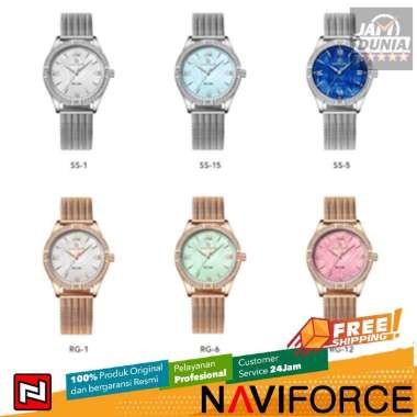 JAM TANGAN NAVIFORCE 5028 L JAM NAVIFORCE ORIGINAL 5028 LA - STAINLESS STEEL JAM TANGAN NAVYFORCE 50