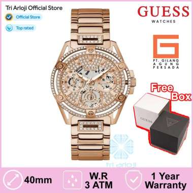 Guess Watches GUESS GW0464L3 Original QUEEN Jam Tangan Wanita Analog Rose Gold