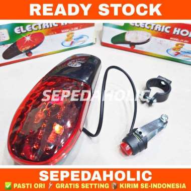 Bel Klakson Baterai Suara Polisi Sepeda Anak Bunyi Kencang 8 Jenis Suara