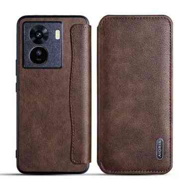 Original Aioria Flip Leather Case Vivo IQOO Z7 5G Brown