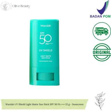 Wardah UV Shield Light Matte Sun Stick SPF 50 PA +++ 22 g - Sunscreen