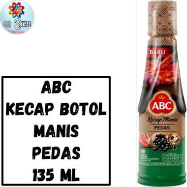 ABC Kecap Botol Plastik 135 ML Asin Manis Pedas Pedas