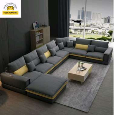 IDEA - sofa desain elegant minimalis sofa letter U