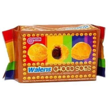 NISSIN WALENS CHOCO SOES 100gr SUS KERING ISI COKELAT PASTA RENYAH LEZAT BLUEBERRY CHEESE CHOCOLATE CEMILAN ANAK BISKUIT KUE WAFER RENCENG KILOAN DUS COKLAT