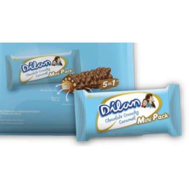 DILAN CRUNCHY MINI WAFER PACK TOPLES COKLAT 9.5 GRAM ECERAN CHOCOLATE ECER SNACK MAKANAN RINGAN CEMI
