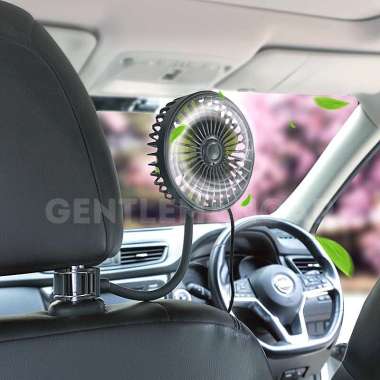 Car Cooling Fan Jok Tengah Kursi Belakang 360Β° USB Kipas Angin Mobil