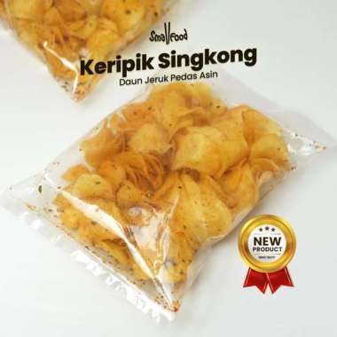 Smallfood - 225 Gram Keripik Singkong Daun jeruk / Keripik Pedas