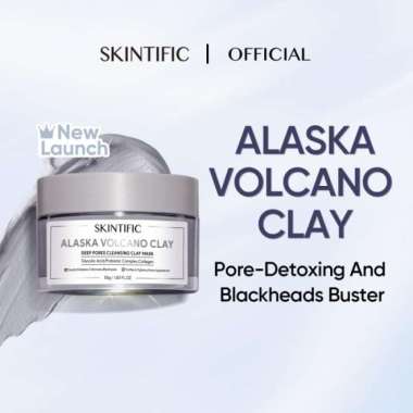 SKINTIFIC Alaska Volcano Clay Mask Deep Pores Cleansing Mud Mask 55g