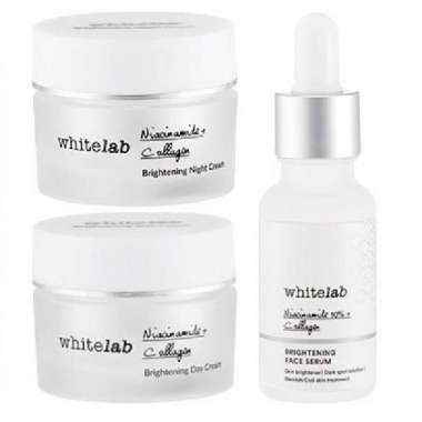 Whitelab Brightening Paket Wajah TANPA Facial Wash & Toner
