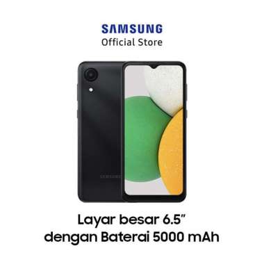 Samsung Galaxy A03 Core 2/32 Garansi Resmi FLASH SALE PROMO TERMURAH Black