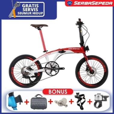 Avand Chester X Sepeda Lipat 20 " Merah Putih