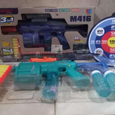 mainan tembakan nerf 3in1