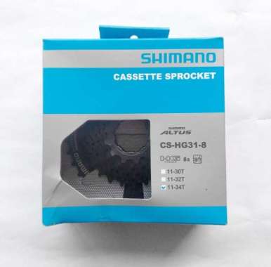 Sprocket Gear Sepeda Shimano HG41 8 Speed 11-34T Cassete Sprocket 8S