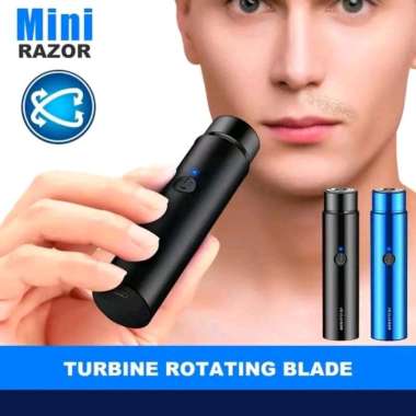 Mini Razor Electric Alat Cukur Kumis Jenggot Hidung