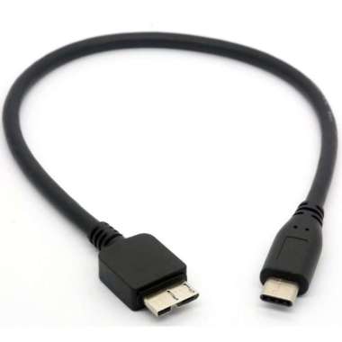 Kabel HDD Eksternal USB 3.0 Micro B to Type C Data Hardisk External