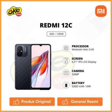 Xiaomi Redmi 12C 4/128GB Black