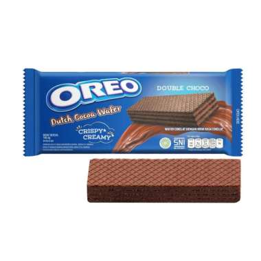 Wafer Oreo Double Choco 140g Wafer Coklat Oreo
