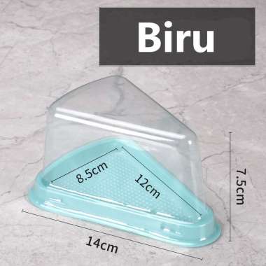 aiGooTan - MIKA CAKE SEGITIGA - Box Mika Mini Slice Kue Triangle Tray Tart Bolu Segi Tiga Murah Meda