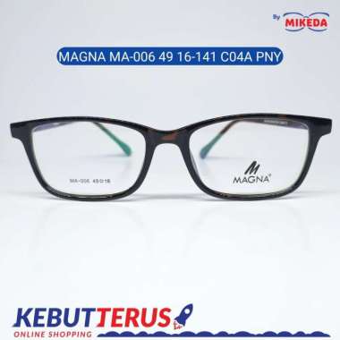 Mikeda-FRAME KACAMATA MAGNA MA - 006 C4A PNY + LENSA(MINUS/CYLINDER) PHOTOCROMIC