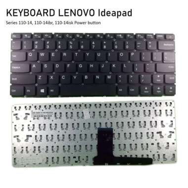 Keyboard Lenovo 110-14IBR Keyboard Laptop lenovo Ideapad 110-14 IBR 110-14ISK Socket Tengah Power Ta
