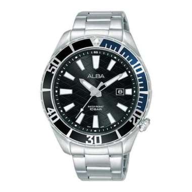 Jam Tangan Pria Alba Original/Jam Tangan Alba Pria/Jam Alba Pria Original/Jam Alba Pria/AG8K33X1 Sil