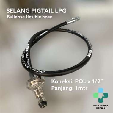 Gmt Pigtail Selang 1/2" Tabung Gas Lpg - Flexible Transfer Hose