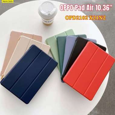 Oppo pad air 2022 FLIP LEATHER CASE BOOK COVER Biru