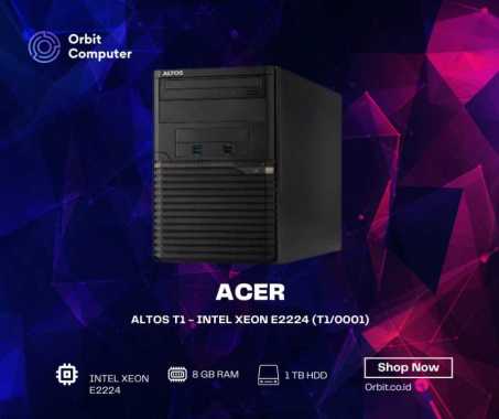 Altos T1 - Intel Xeon E2224 (T1/0001) 8GB ECC DDR4 1TB HDD LCD 19.5"